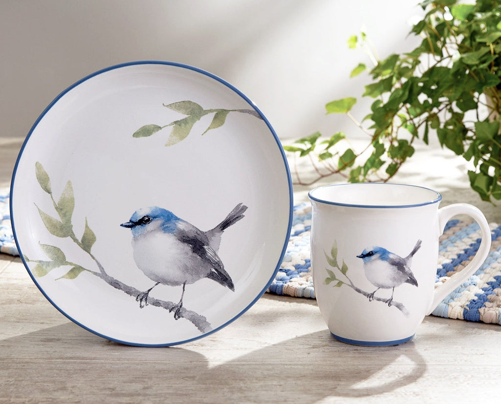  Ceramic Travel Cup, Portly Birds