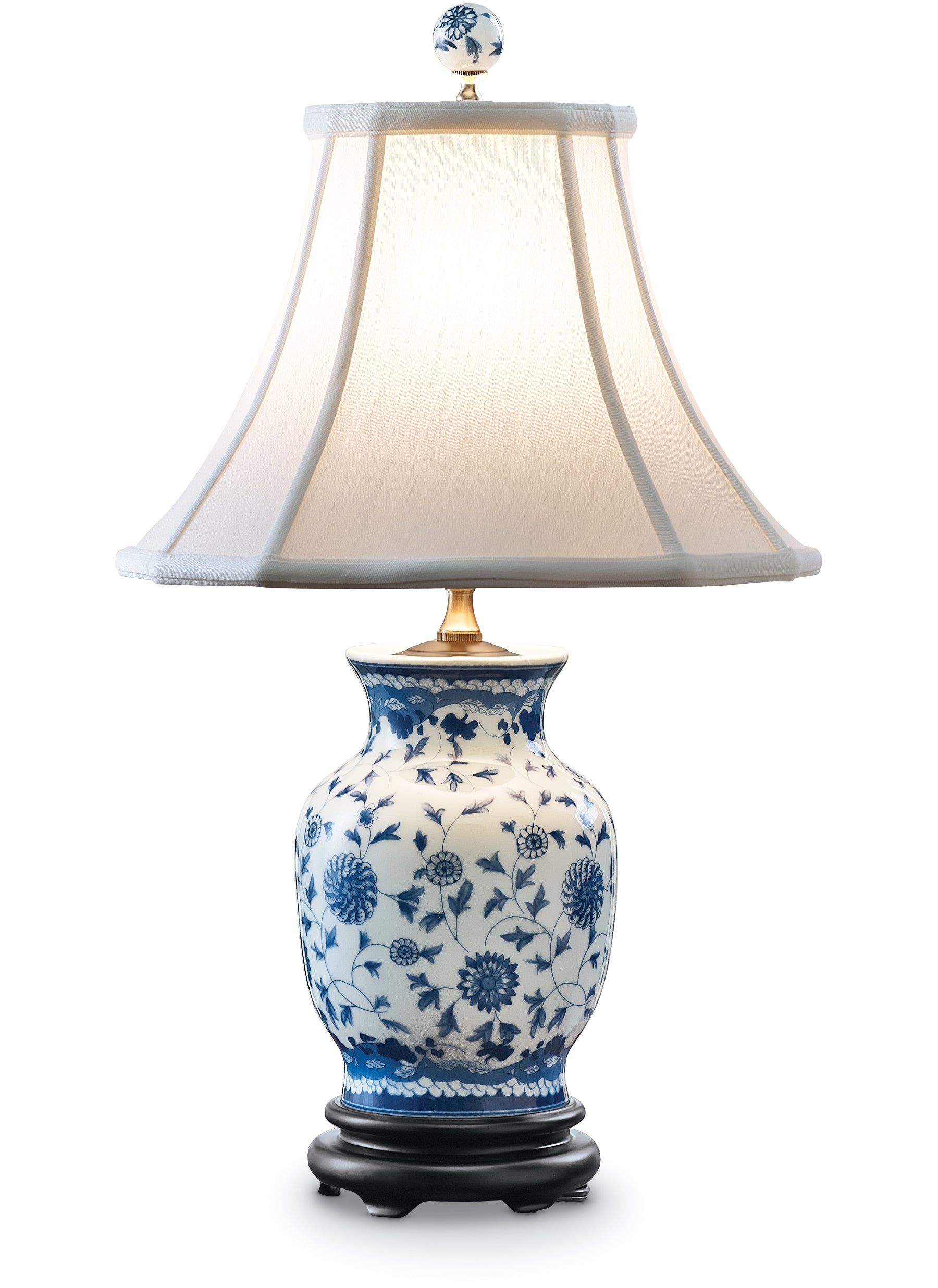 Blue and White Classic Lamp – Charleston Gardens